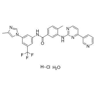 Nilotinib (monohydrochloride monohydrate) Structure